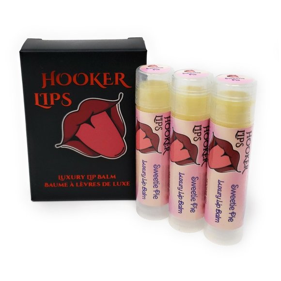 Hooker Lips Luxury Lip Balm Sweetie Pie 3 Pack - Picture 1 of 3